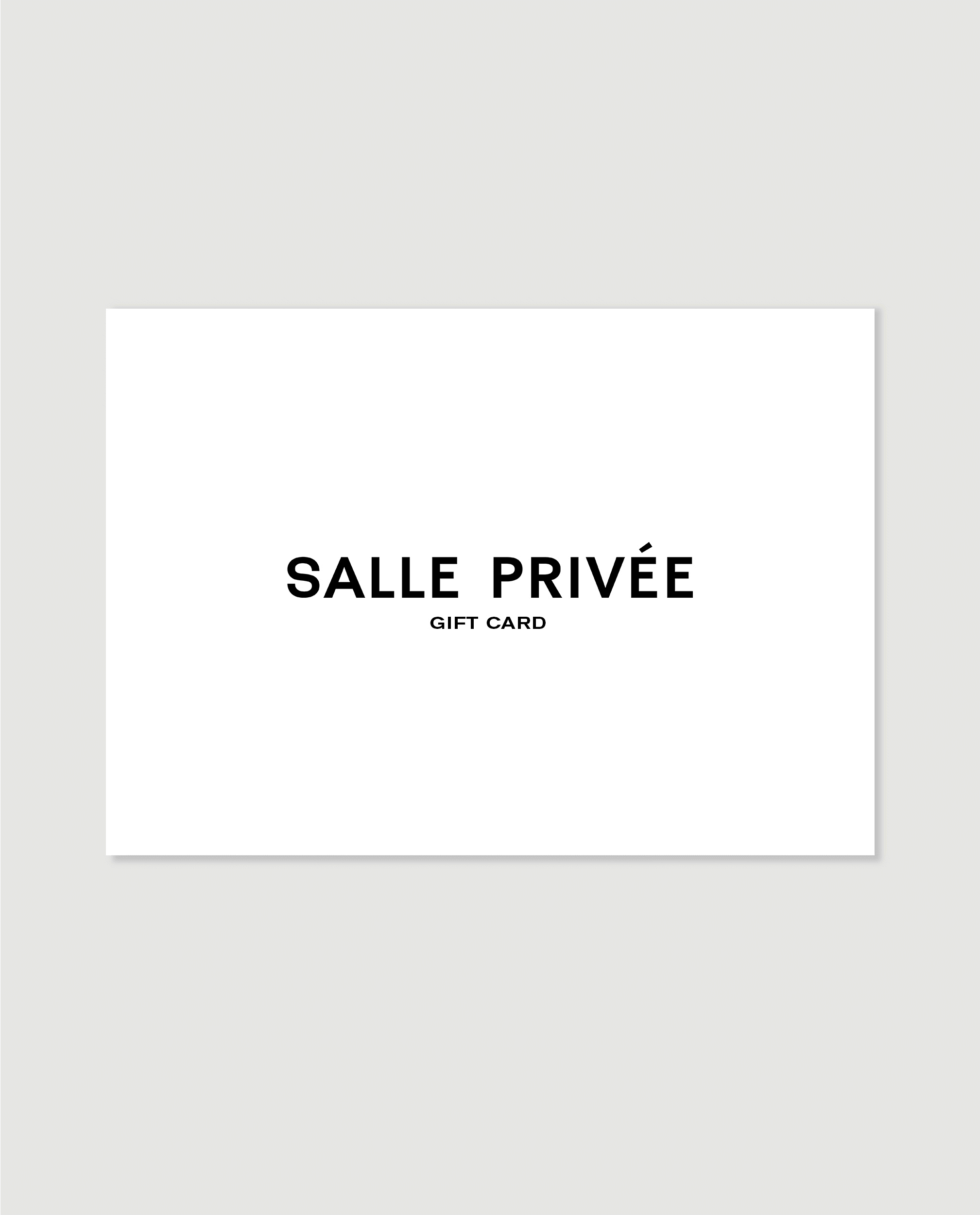 GIFT CARD
