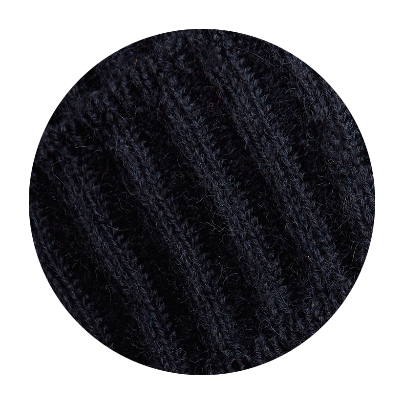 INIGO Ribbed wool beanie | Night Blue